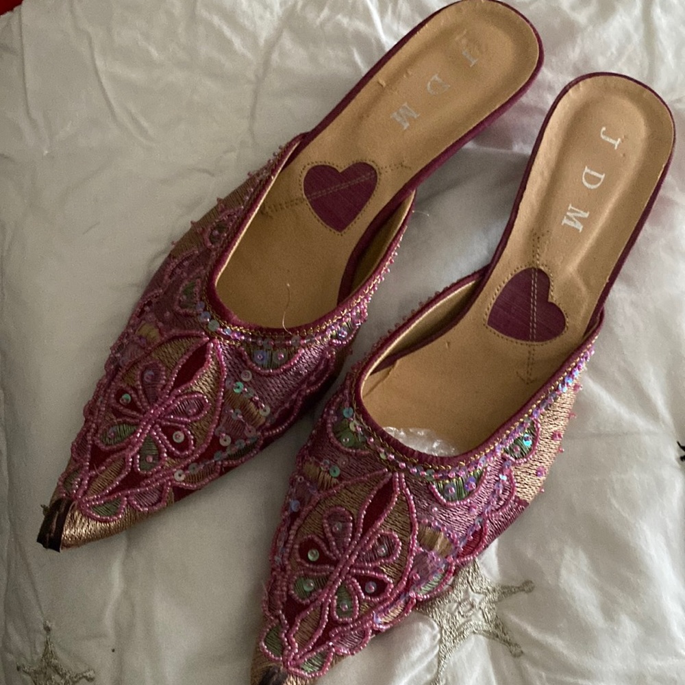Beaded shoes